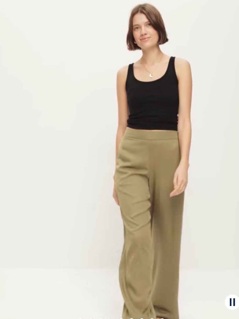 NWOT Old Navy High-Waisted Playa Wide-Leg Pants